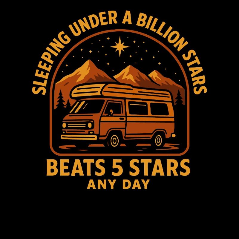 Schlafen Unter Einer Milliarde Sternen Van Camping