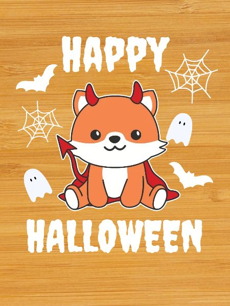Fox Happy Halloween Devil Costume