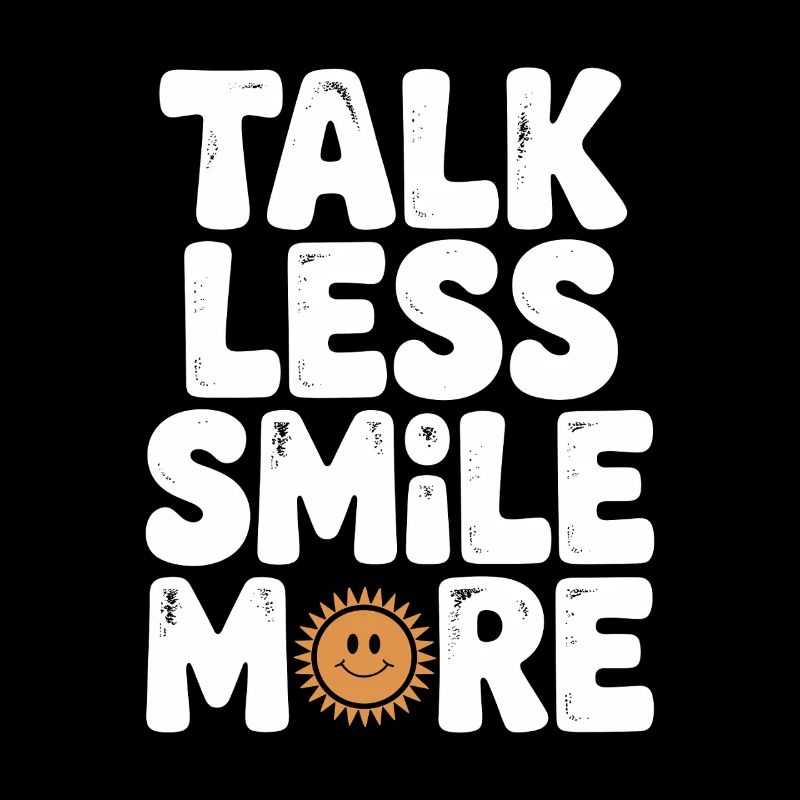 Parler moins, sourire plus