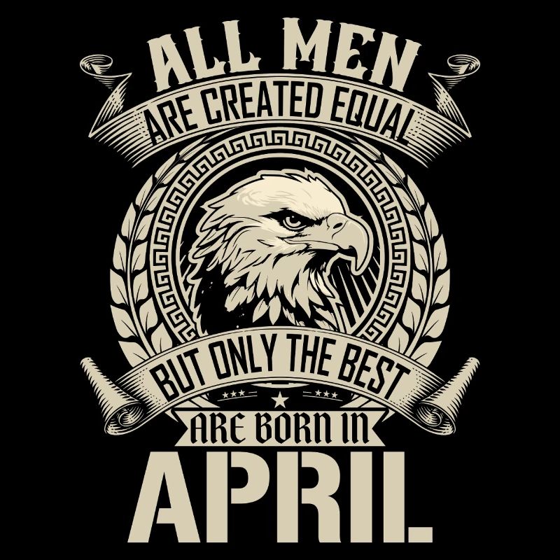 Eagle Pride April Birth Month Design