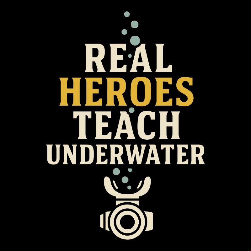 Scuba Instructor Dive Crew Pride Lehren Unter