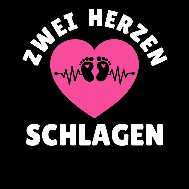 Werdende Mutter ZWEI HERZEN SCHLAGEN Lustig