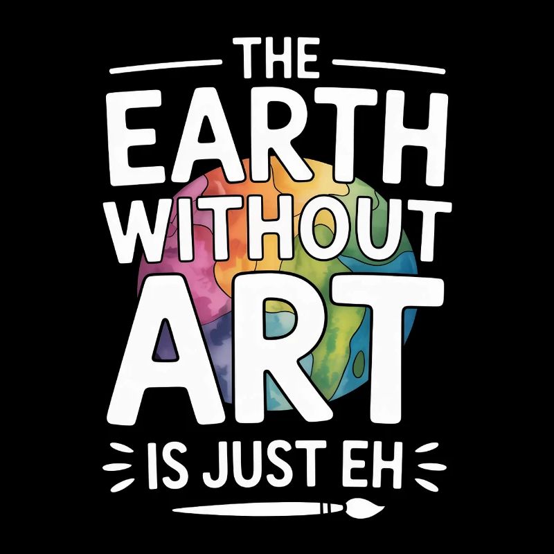 The Earth Without Art Is Just "Eh" Funny Saying
