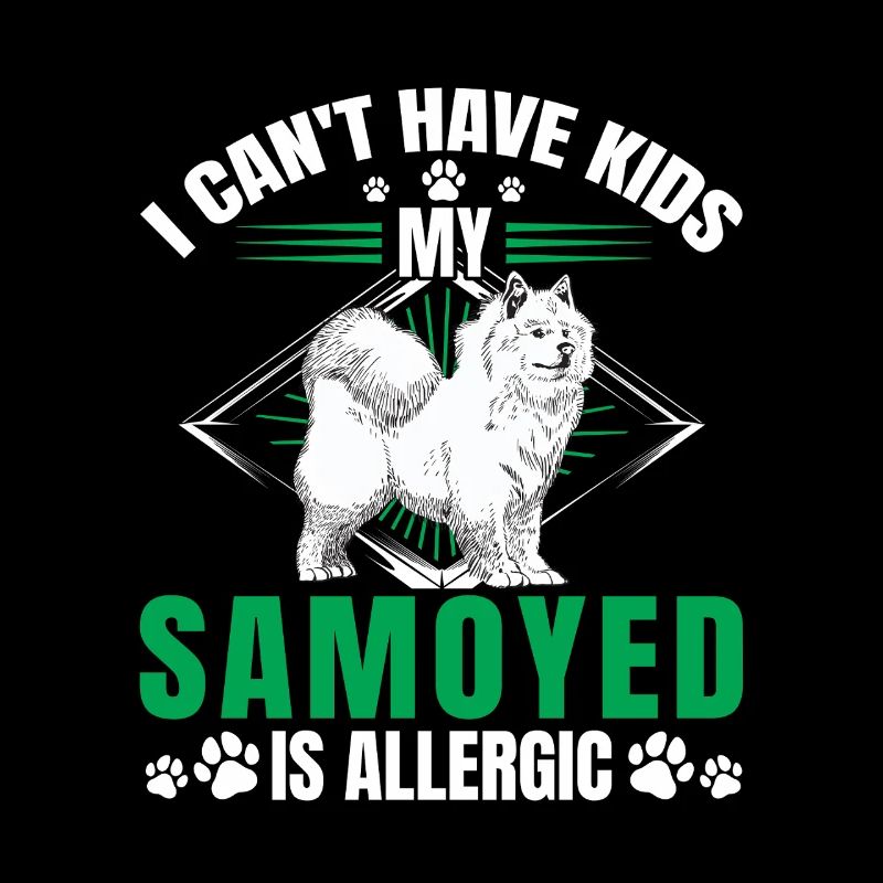 Samoyed is allergic sled dog