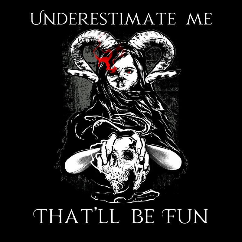 Underestimate Me Witch Halloween