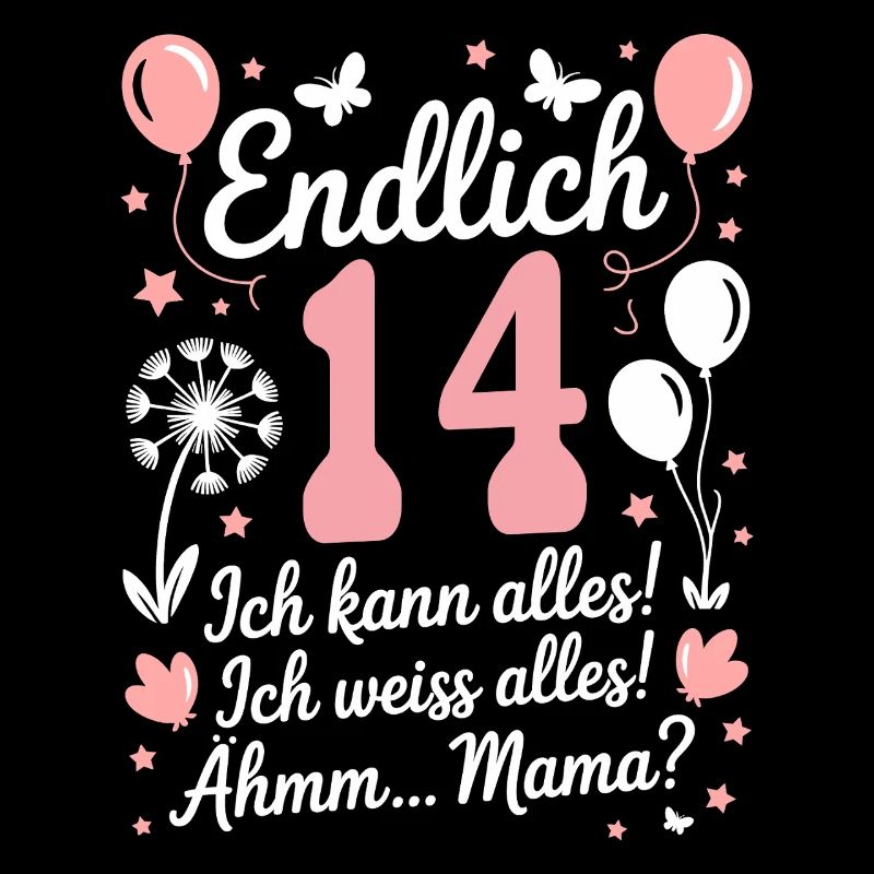 Finally 14th Birthday 14 Years Gift Saying