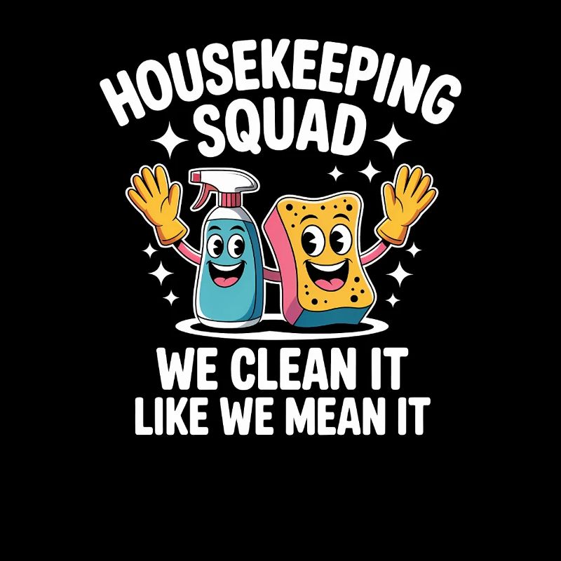 Funny Cleaning Design