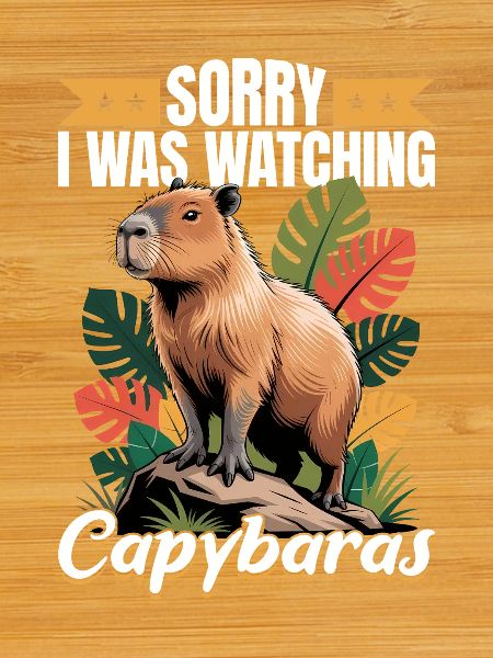 Funny aesthetic Kawaii Capybara