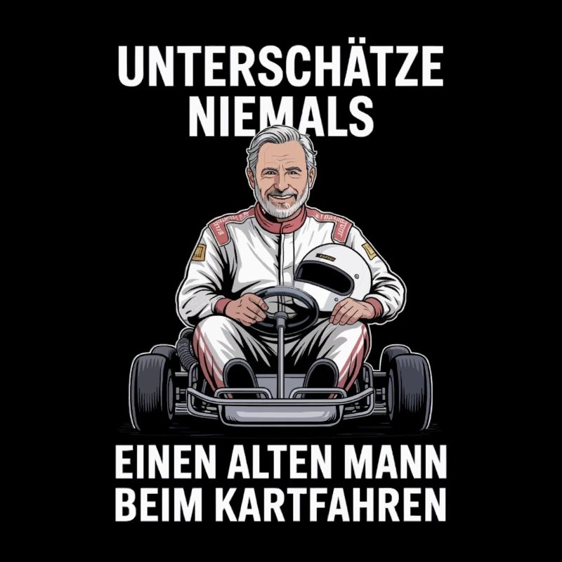 Never underestimate an old man karting