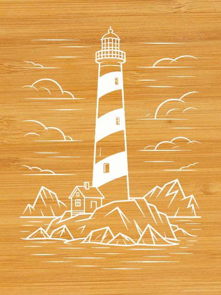 Lighthouse on the rock
