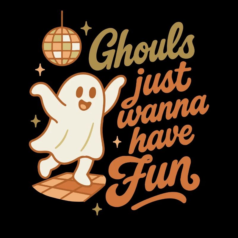 Les goules veulent juste s’amuser Conception d’Halloween