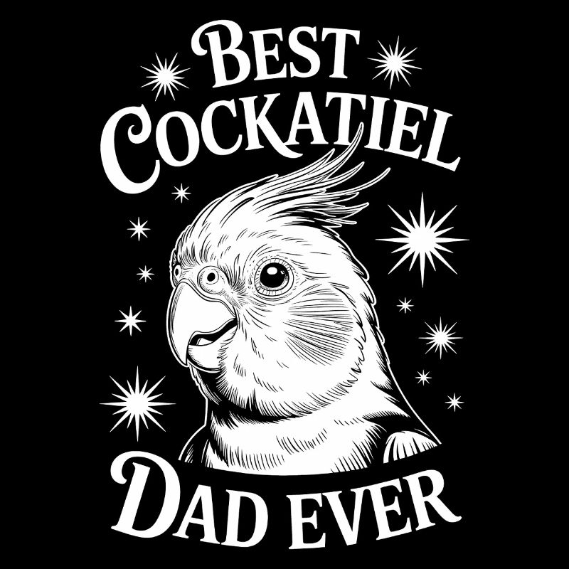 calopsitte disant papa cockatiel cadeau