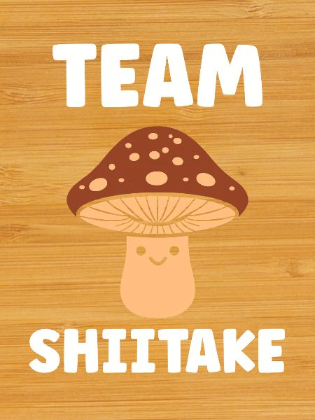 Team Shiitake Mushroom Graphic