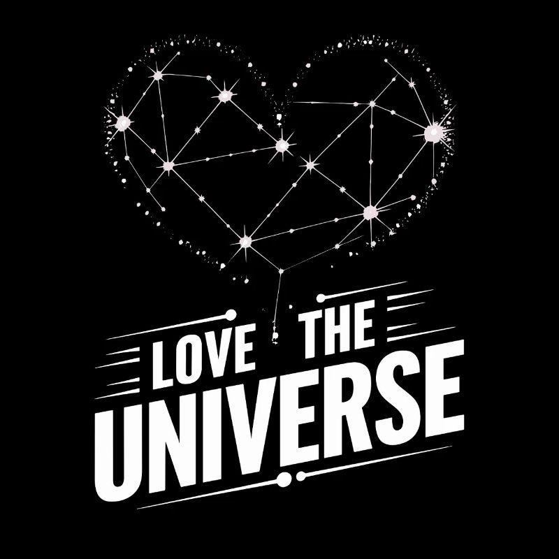  Love The Universe Sternbild Herz Kosmos