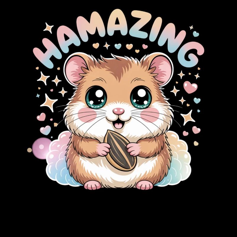 Hamazing Kawaii Hamster Seed Hearts