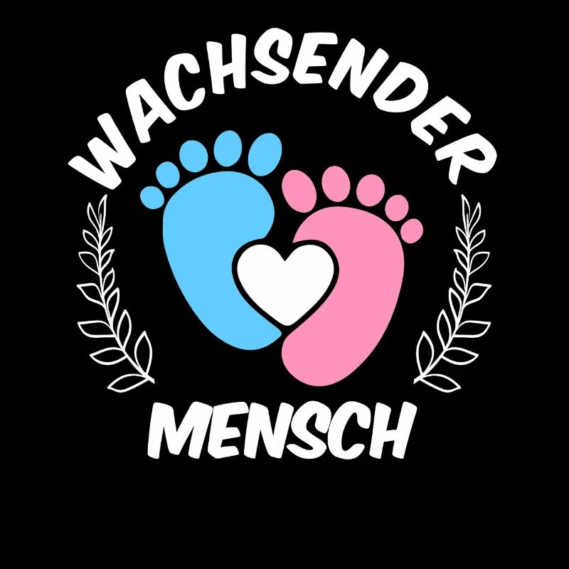 Werdende Mutter WACHSENDER MENSCH Lustig