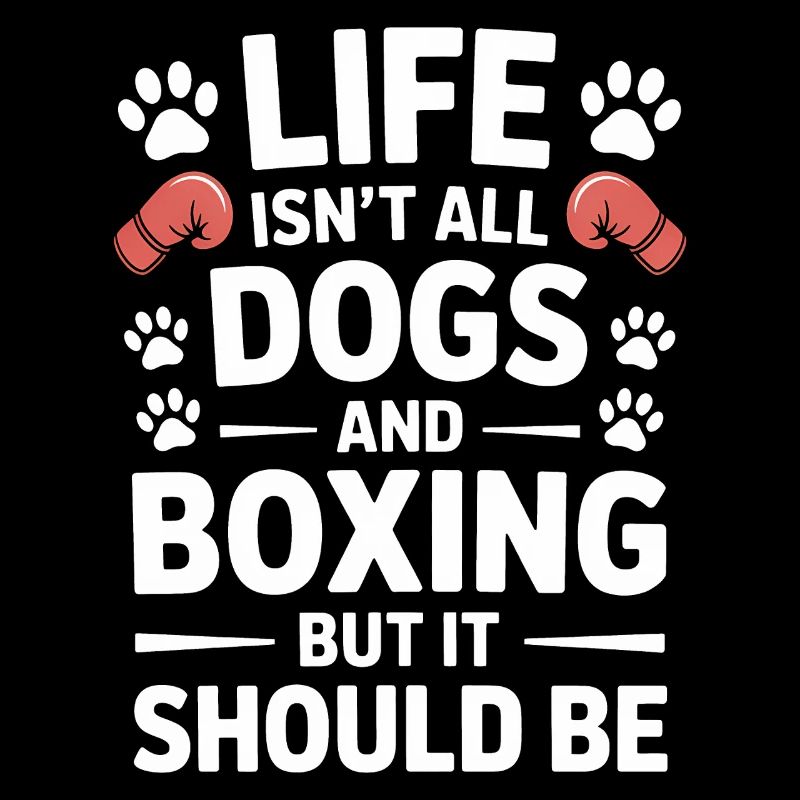 Boxe Dire Chien Boxer Drôle Boxe Cadeau