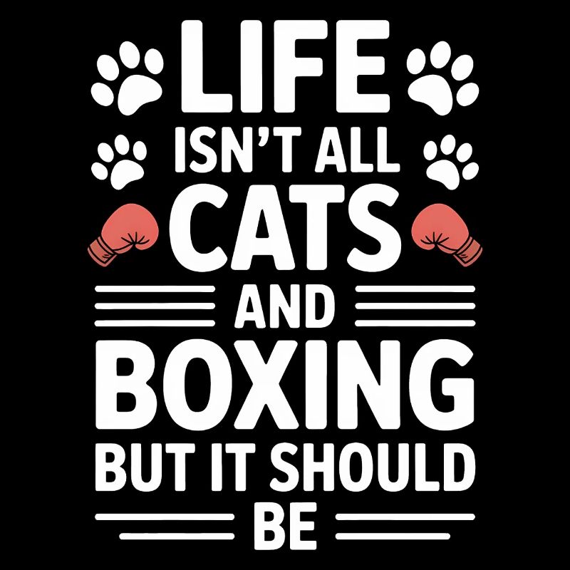 Boxe Dire Chats Boxer Drôle Boxe Cadeau