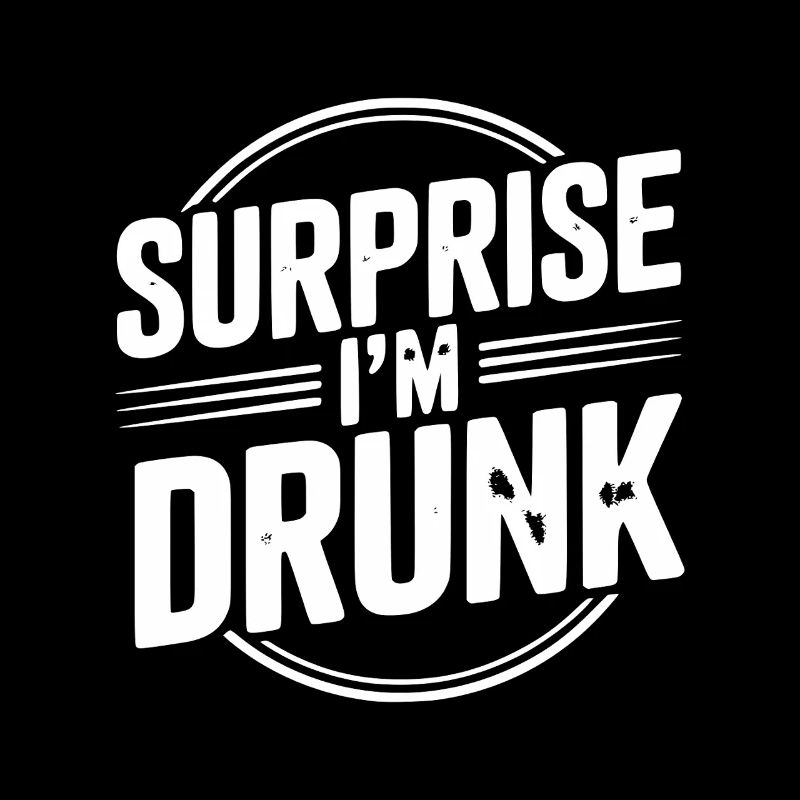 Surprise, je suis ivre