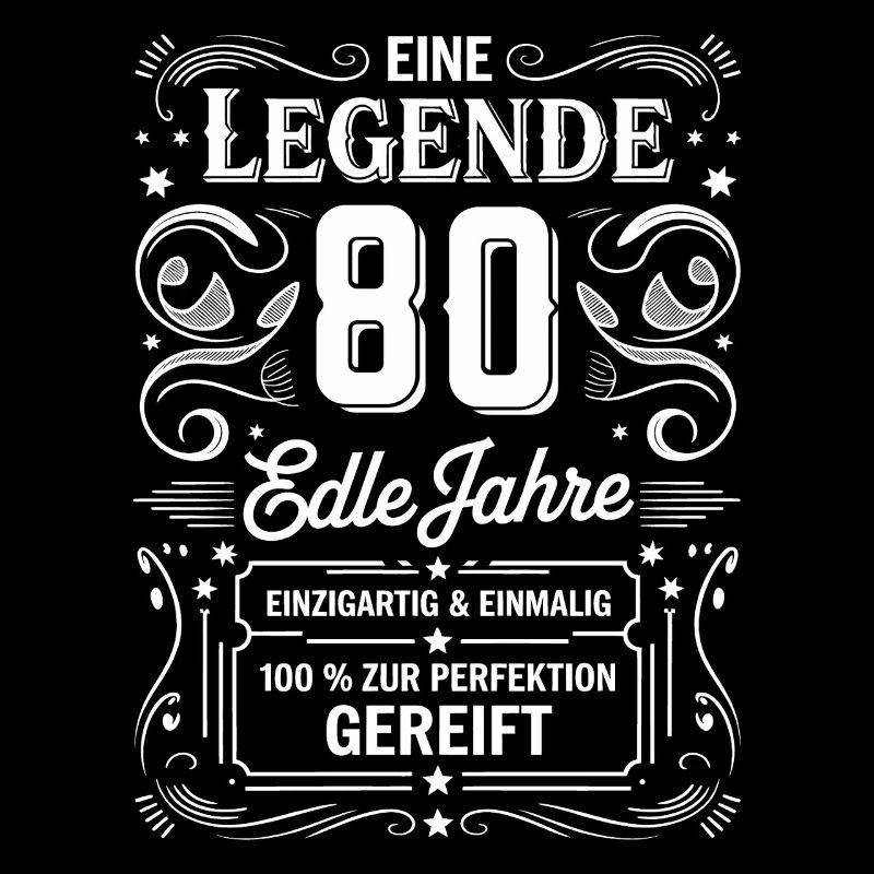 A Legend Noble Years Birthday 80 Gift