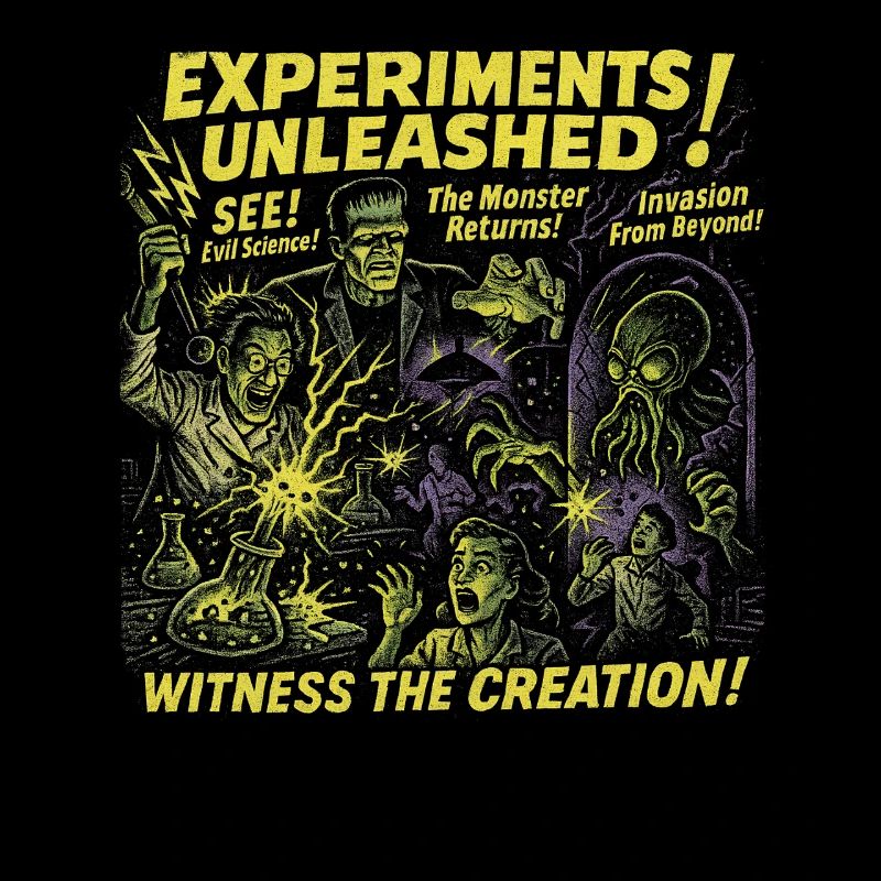 Experiments Unleashed Lab Filmplakat Halloween
