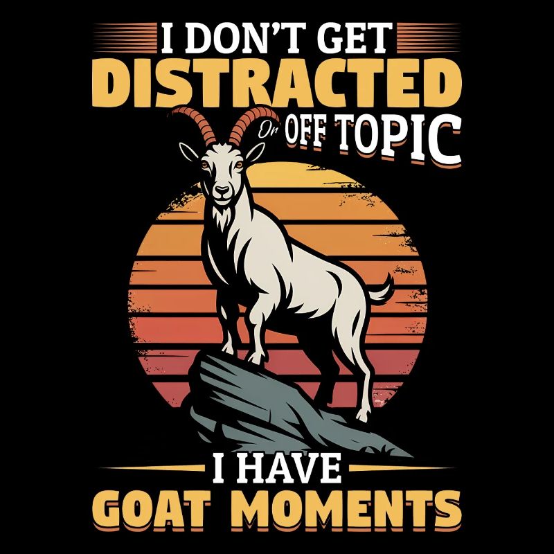 Drôle d’animal de la ferme chèvre