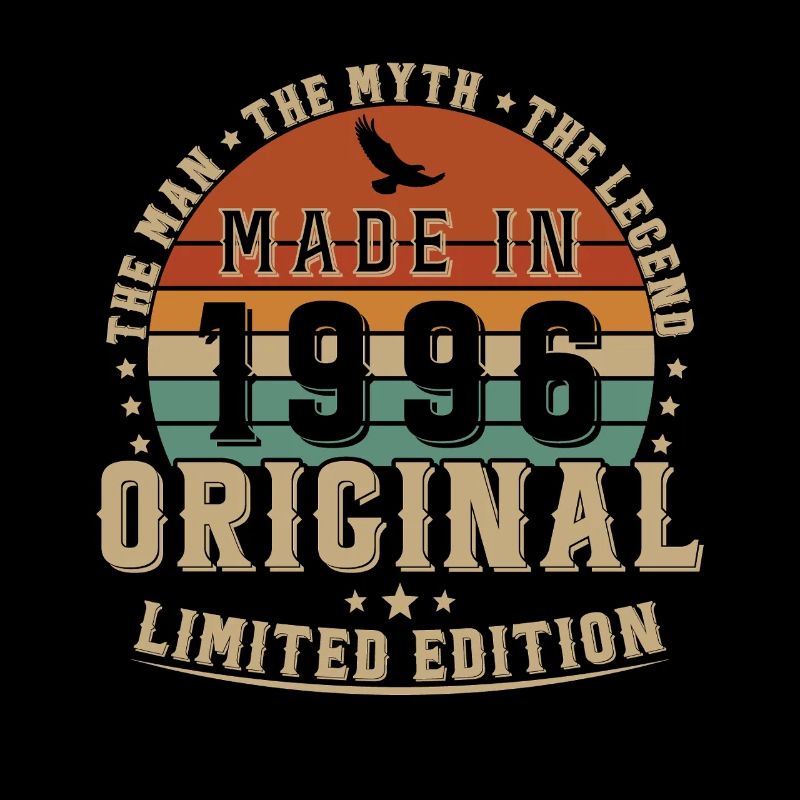1996 Vintage Retro Geburtstagsgeschenk