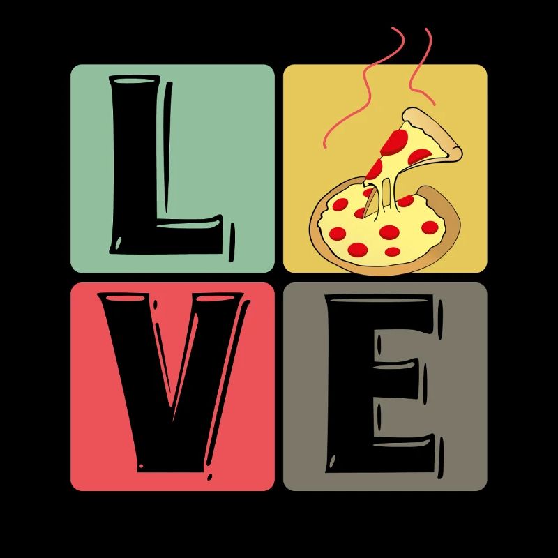 PizzaLove Blockkunst