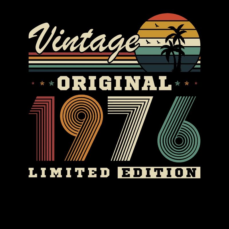 1976 Vintage Retro Geburtstagsgeschenk