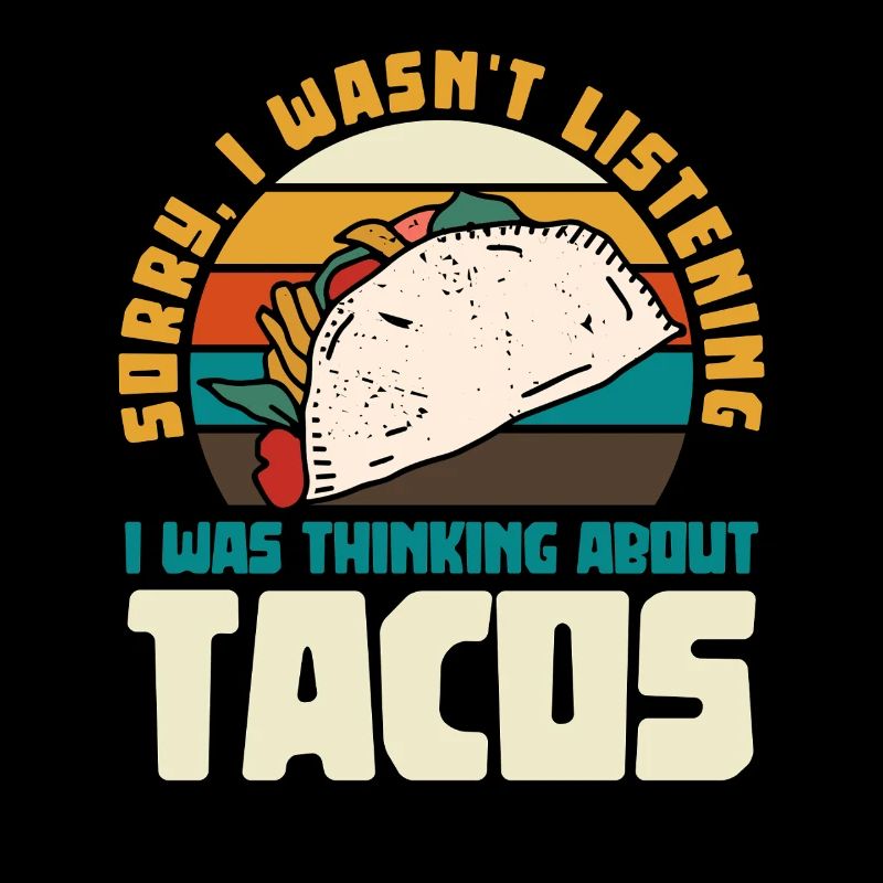 Late Taco Thought Train Design rétro