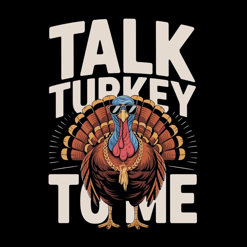 Parlez-moi de la dinde Dicton de Thanksgiving en dinde