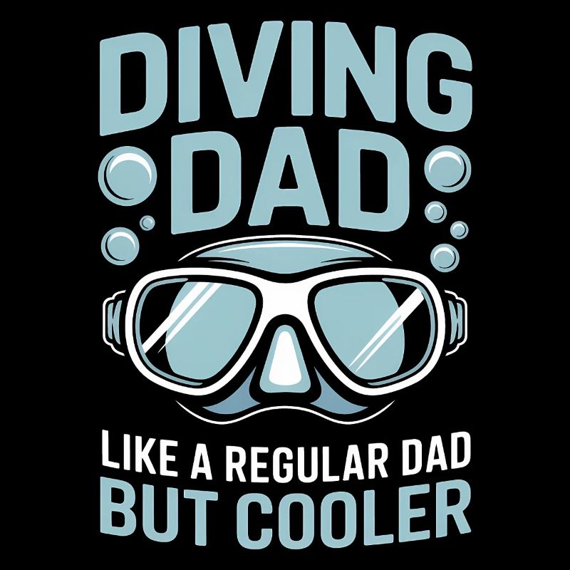 Diving Saying Dad Funny Diving Gift