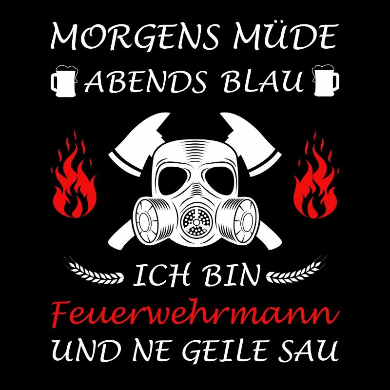 Firefighter Fire Brigade Comrade Ffw Funny