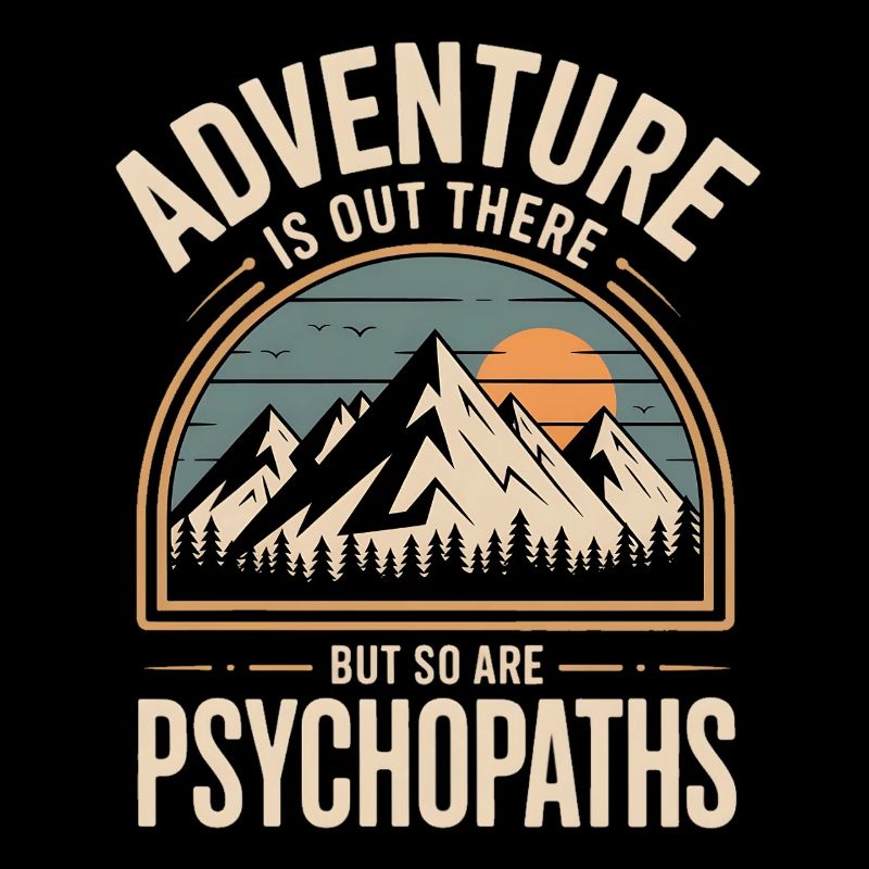 Aventure Paysage de montagne Motif rétro