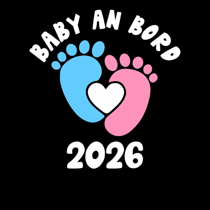 Future maman BÉBÉ À BORD 2026 Drôle