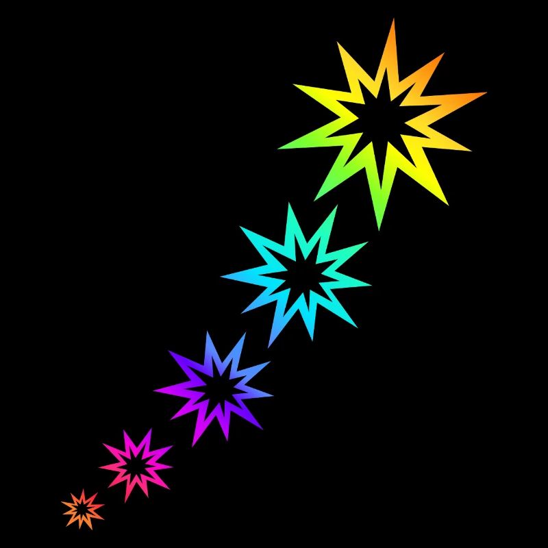 Bunte Sterne