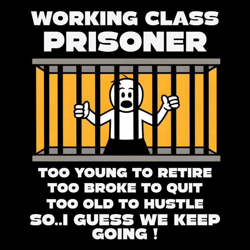 Lundi Trapped Work Drôle Tenue De Travail