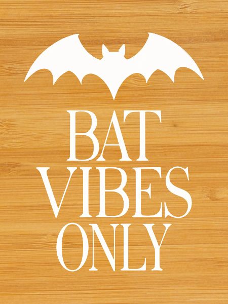 Fledermaus-Vibes Only – Goth-Statement