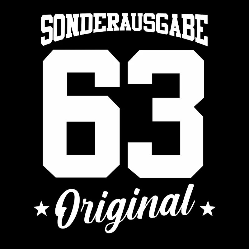 63 Geburtstag