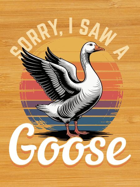Funny Bird Goose