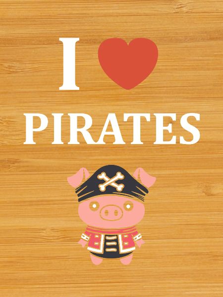 J'aime pirates cochons