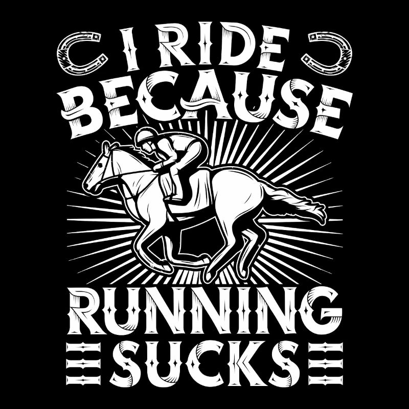 Équitation Ride Parce que courir craint Cheval