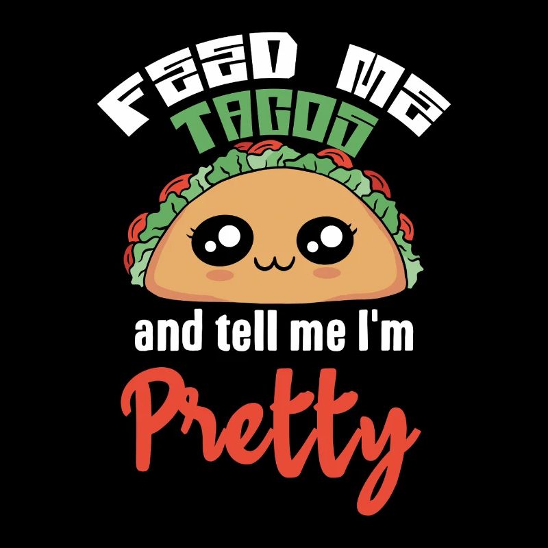 Kawaii Taco Saying Print