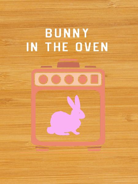Werdende Mutter Ostern Gender Reveal