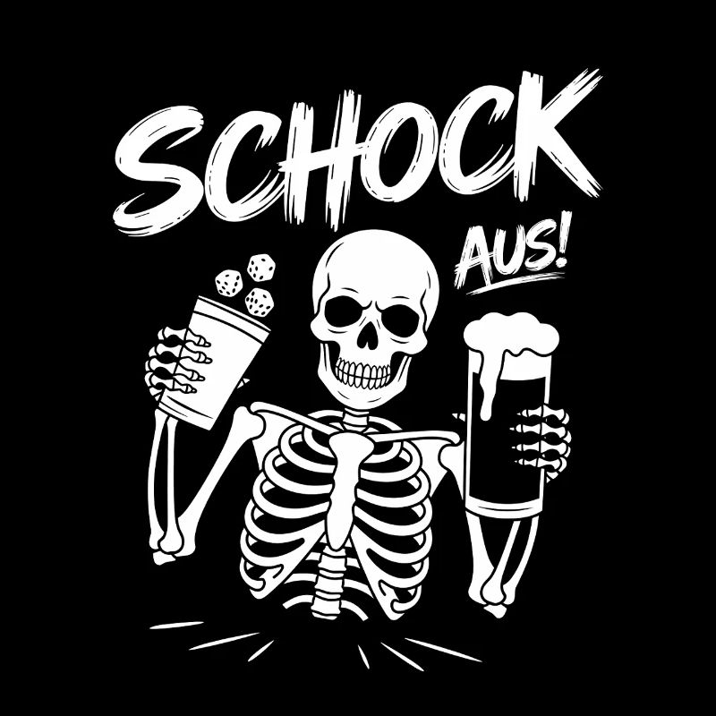 Shock Off! Skeleton Shock Cutlery Dice Shock