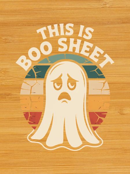 Ghost Halloween Retro