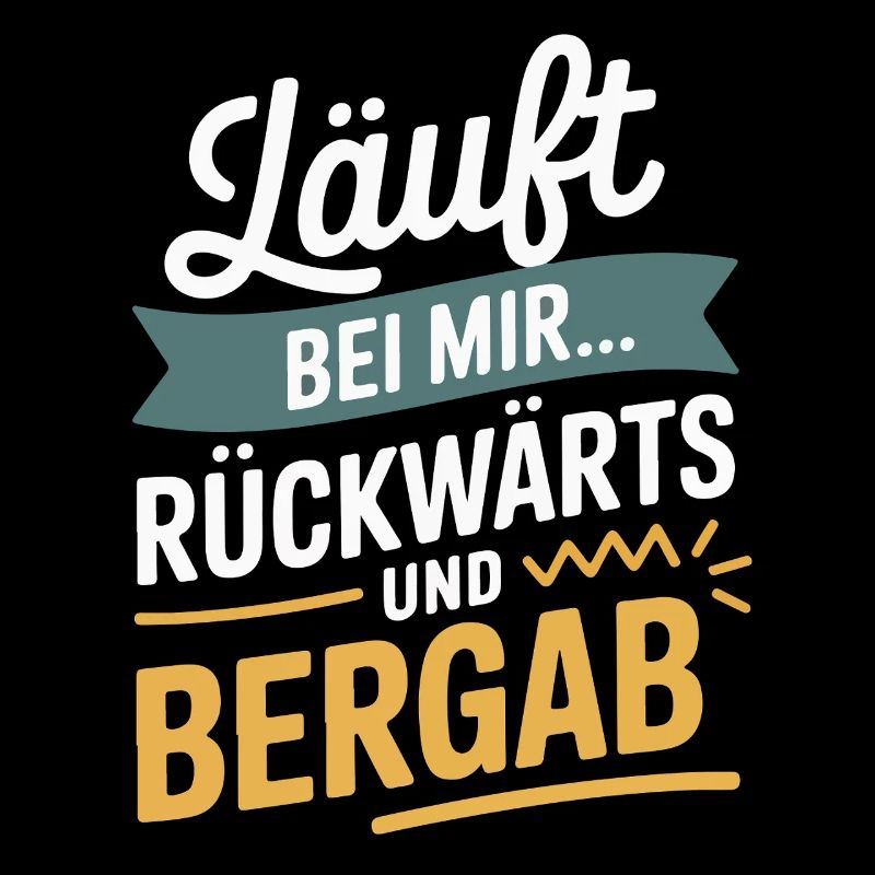 Runs backwards and downhill for me