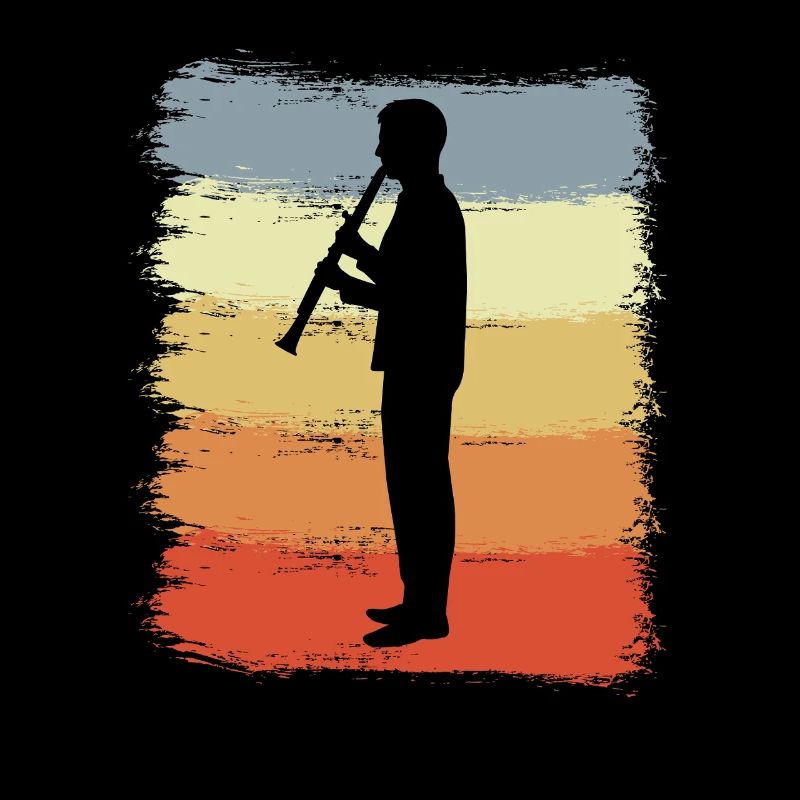 Vintage Clarinetist Sketch