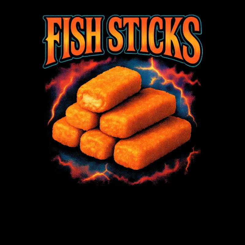 Bâtonnets de poisson Nourriture préférée Bizarre des années 90 Poissons Studs