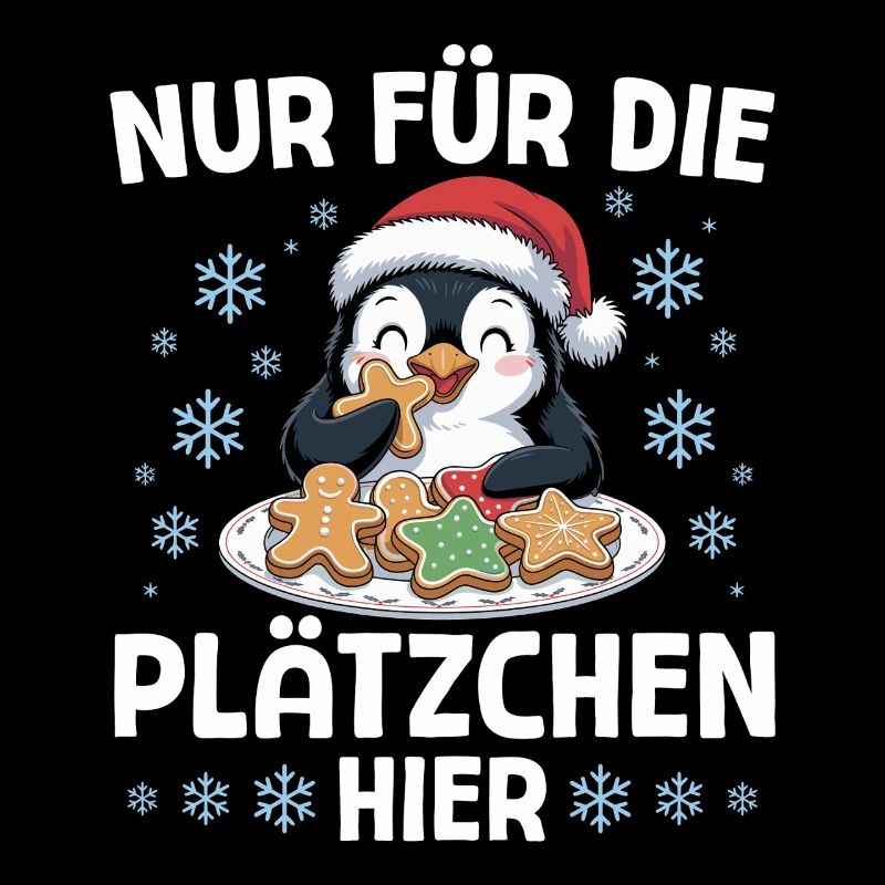 Juste pour les biscuits ici - Pingouin de Noël